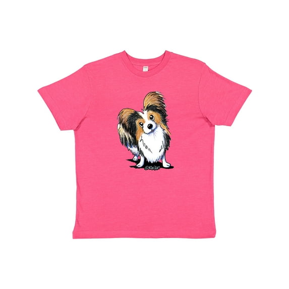 Inktastic Tricolor Papillon Youth T-Shirt