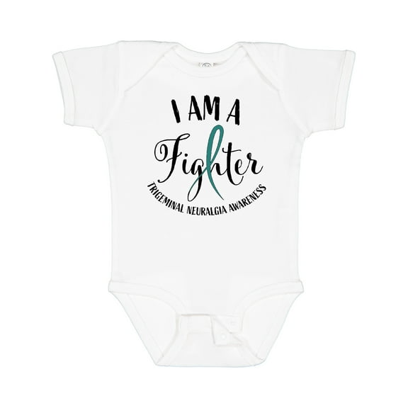 Inktastic Trigeminal Neuralgia Awareness I am a Fighter Boys or Girls Baby Bodysuit