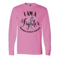 thumbnail image 1 of Inktastic Trigeminal Neuralgia Awareness I am a Fighter Long Sleeve T-Shirt, 1 of 5