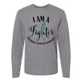 thumbnail image 1 of Inktastic Trigeminal Neuralgia Awareness I am a Fighter Long Sleeve T-Shirt, 1 of 5