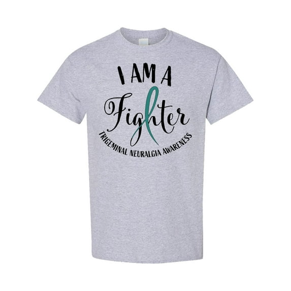 Inktastic Trigeminal Neuralgia Awareness I Am a Fighter T-Shirt