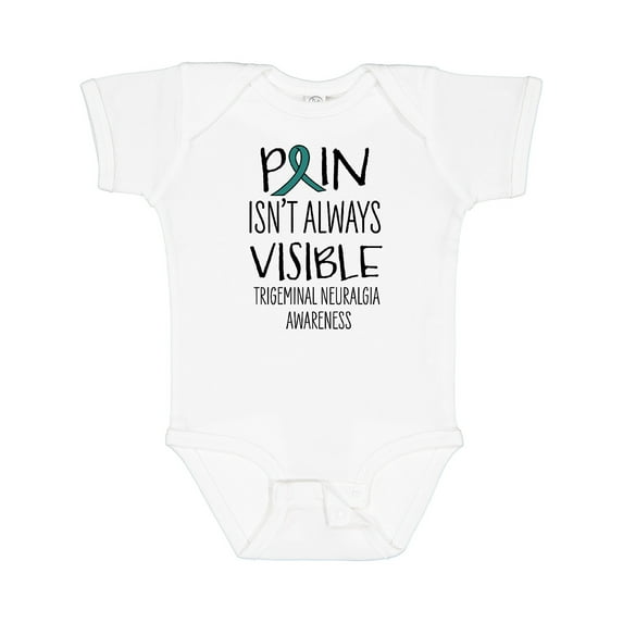 Inktastic Trigeminal Neuralgia Awareness Pain Isn't Always Visible Boys or Girls Baby Bodysuit