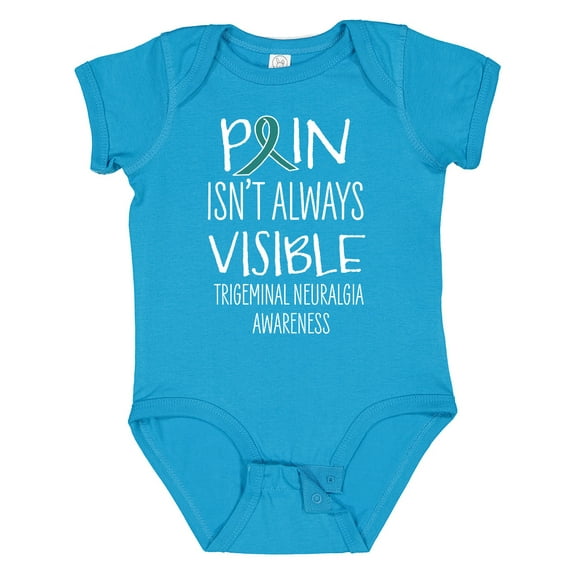 Inktastic Trigeminal Neuralgia Awareness Pain Isn't Always Visible Boys or Girls Baby Bodysuit