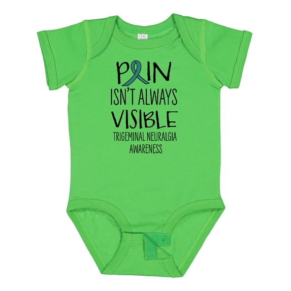 Inktastic Trigeminal Neuralgia Awareness Pain Isn't Always Visible Boys or Girls Baby Bodysuit