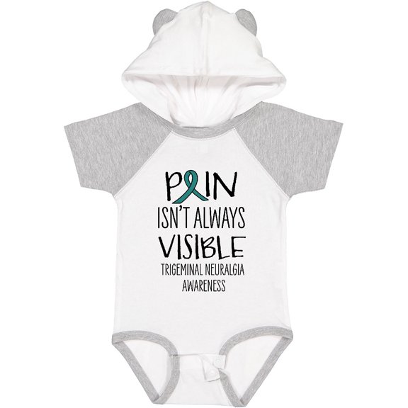 Inktastic Trigeminal Neuralgia Awareness Pain Isn't Always Visible Boys or Girls Baby Bodysuit