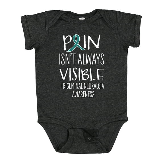 Inktastic Trigeminal Neuralgia Awareness Pain Isn't Always Visible Boys or Girls Baby Bodysuit