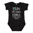 thumbnail image 1 of Inktastic Trigeminal Neuralgia Awareness Pain Isn't Always Visible Boys or Girls Baby Bodysuit, 1 of 5