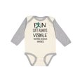 thumbnail image 1 of Inktastic Trigeminal Neuralgia Awareness Pain Isn't Always Visible Boys or Girls Long Sleeve Baby Bodysuit, 1 of 5