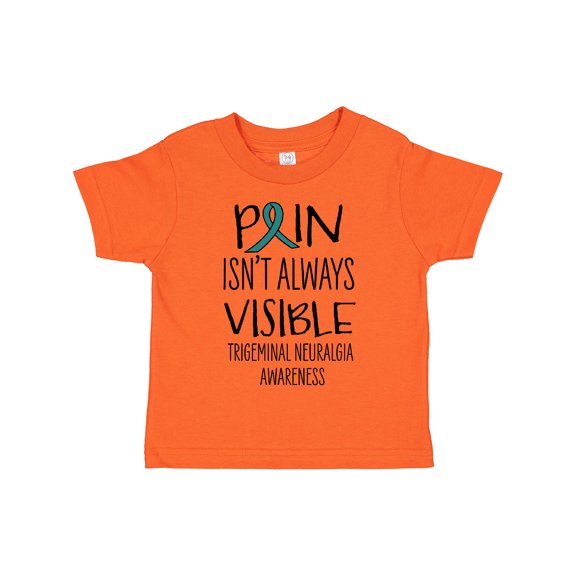 Inktastic Trigeminal Neuralgia Awareness Pain Isn't Always Visible Boys or Girls Toddler T-Shirt