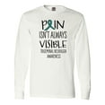 thumbnail image 1 of Inktastic Trigeminal Neuralgia Awareness Pain Isn't Always Visible Long Sleeve T-Shirt, 1 of 5
