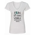 thumbnail image 1 of Inktastic Trigeminal Neuralgia Awareness Pain Isn't Always Visible Women's V-Neck T-Shirt, 1 of 5