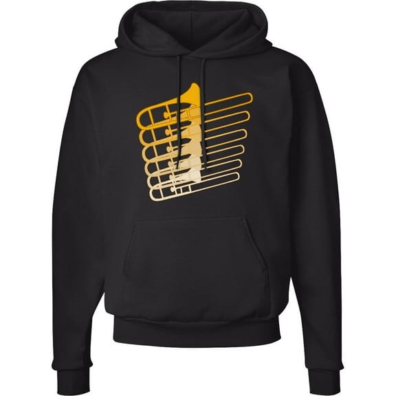 Inktastic Trombone Line Adult Hoodie Sweatshirt