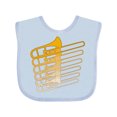 thumbnail image 1 of Inktastic Trombone Line Boys or Girls Baby Bib, 1 of 4