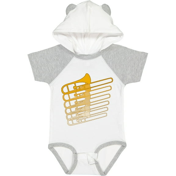 Inktastic Trombone Line Boys or Girls Baby Bodysuit