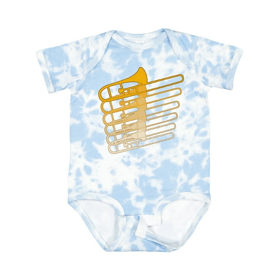 Inktastic Trombone Line Boys or Girls Baby Bodysuit