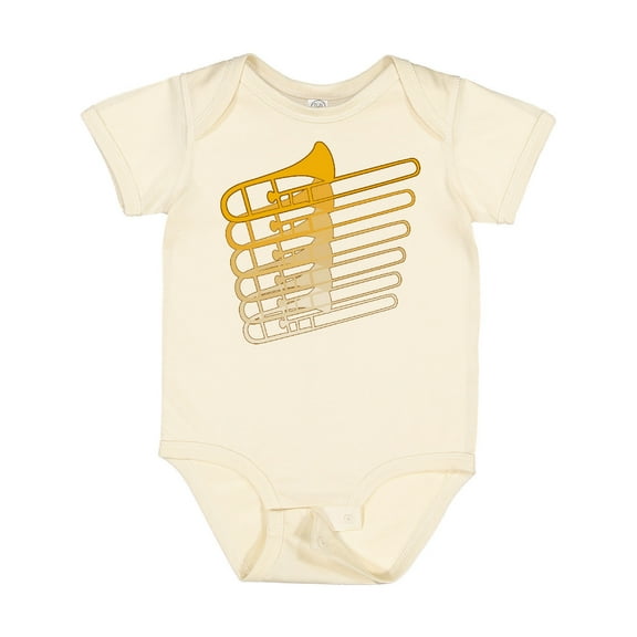 Inktastic Trombone Line Boys or Girls Baby Bodysuit