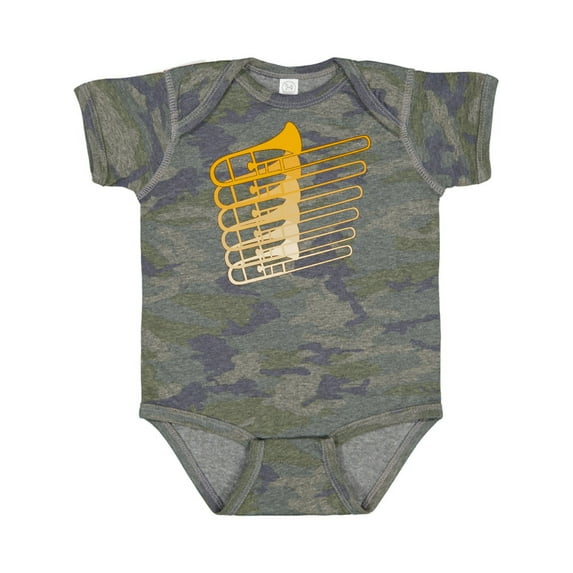 Inktastic Trombone Line Boys or Girls Baby Bodysuit