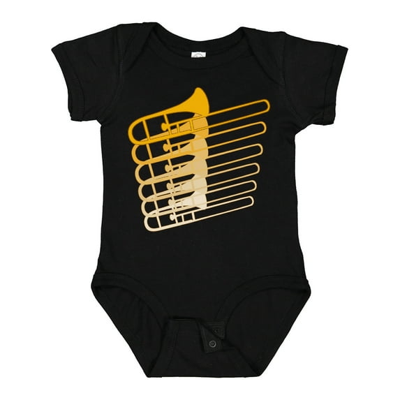 Inktastic Trombone Line Boys or Girls Baby Bodysuit