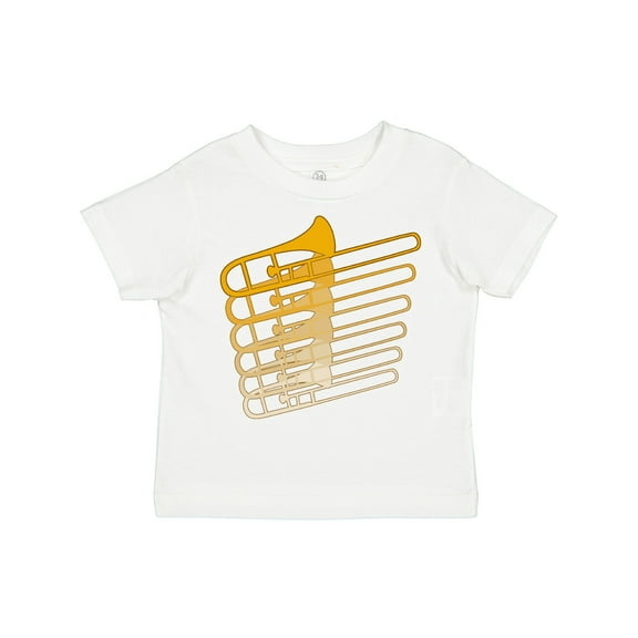 Inktastic Trombone Line Boys or Girls Toddler T-Shirt