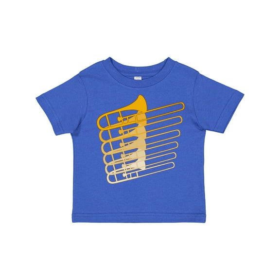 Inktastic Trombone Line Boys or Girls Toddler T-Shirt