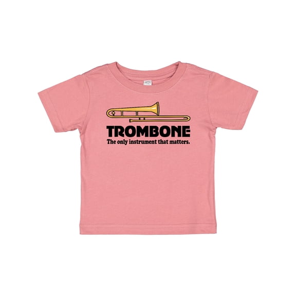 Inktastic Trombone Music Joke Band Boys or Girls Baby T-Shirt