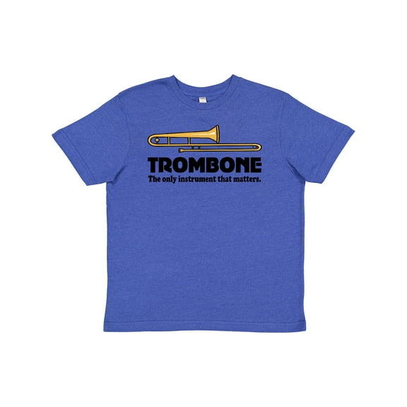 Inktastic Trombone Music Joke Band Youth T-Shirt