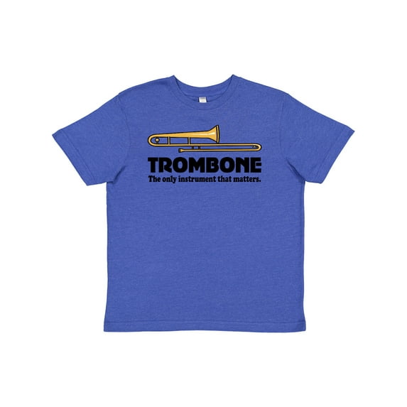 Inktastic Trombone Music Joke Band Youth T-Shirt