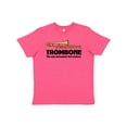 thumbnail image 1 of Inktastic Trombone Music Joke Band Youth T-Shirt, 1 of 5