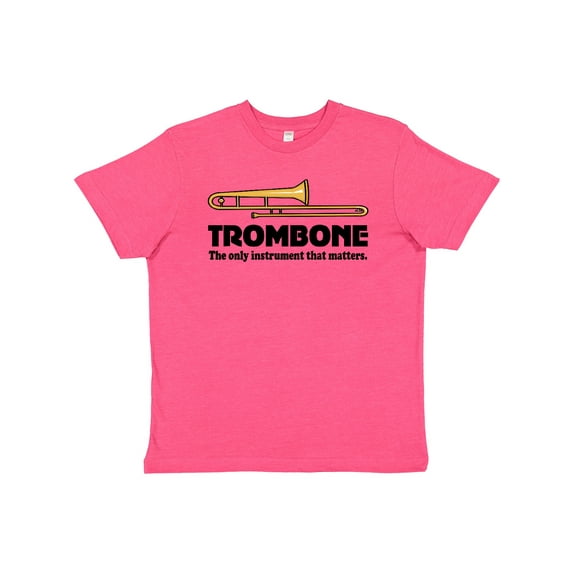 Inktastic Trombone Music Joke Band Youth T-Shirt