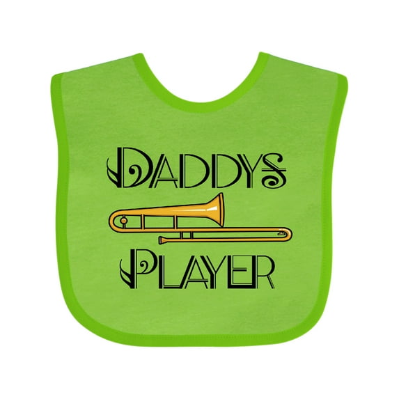 Inktastic Trombone Player Childs Music Boys or Girls Baby Bib