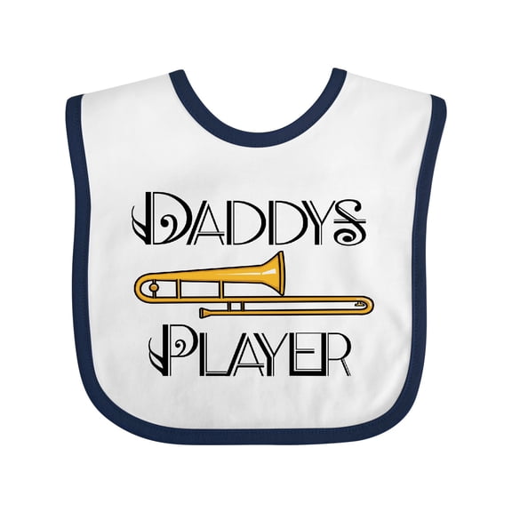 Inktastic Trombone Player Childs Music Boys or Girls Baby Bib