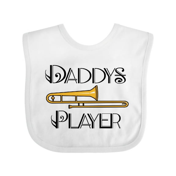 Inktastic Trombone Player Childs Music Boys or Girls Baby Bib