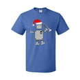 thumbnail image 1 of Inktastic Trombone Santa Hat Robot T-Shirt, 1 of 5