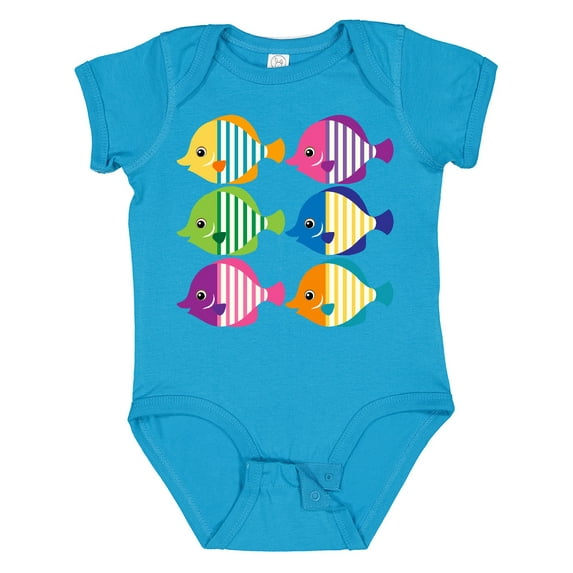 Inktastic Tropical Fish Lover Girls Baby Bodysuit