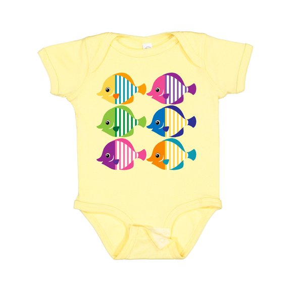 Inktastic Tropical Fish Lover Girls Baby Bodysuit