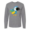 thumbnail image 1 of Inktastic Tropical Parrot, Colorful Parrot, Tropical Bird Long Sleeve T-Shirt, 1 of 5