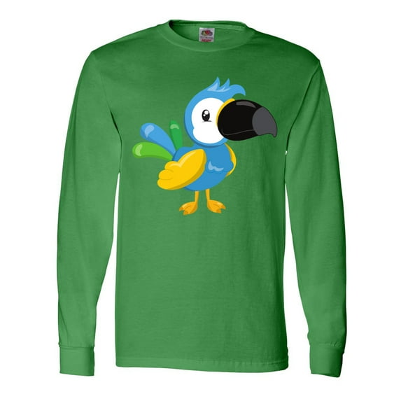 Inktastic Tropical Parrot, Colorful Parrot, Tropical Bird Long Sleeve T-Shirt