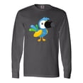 thumbnail image 1 of Inktastic Tropical Parrot, Colorful Parrot, Tropical Bird Long Sleeve T-Shirt, 1 of 5