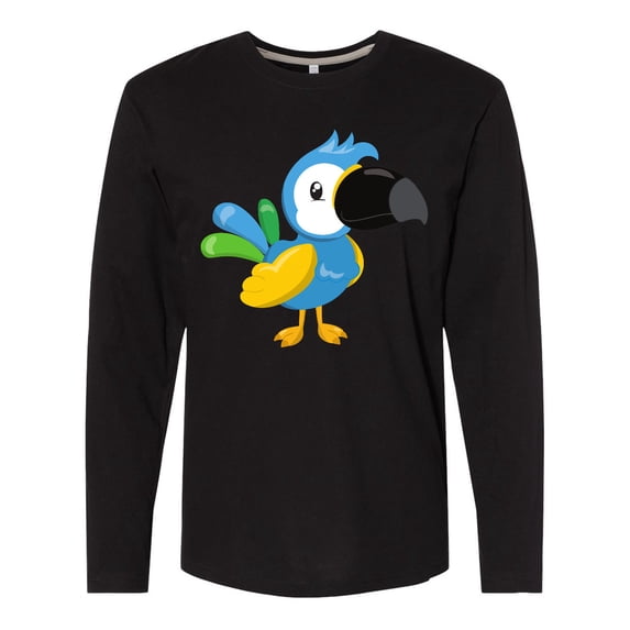 Inktastic Tropical Parrot, Colorful Parrot, Tropical Bird Long Sleeve T-Shirt