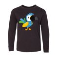 thumbnail image 1 of Inktastic Tropical Parrot, Colorful Parrot, Tropical Bird Long Sleeve Youth T-Shirt, 1 of 5