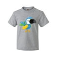 thumbnail image 1 of Inktastic Tropical Parrot, Colorful Parrot, Tropical Bird Youth T-Shirt, 1 of 5