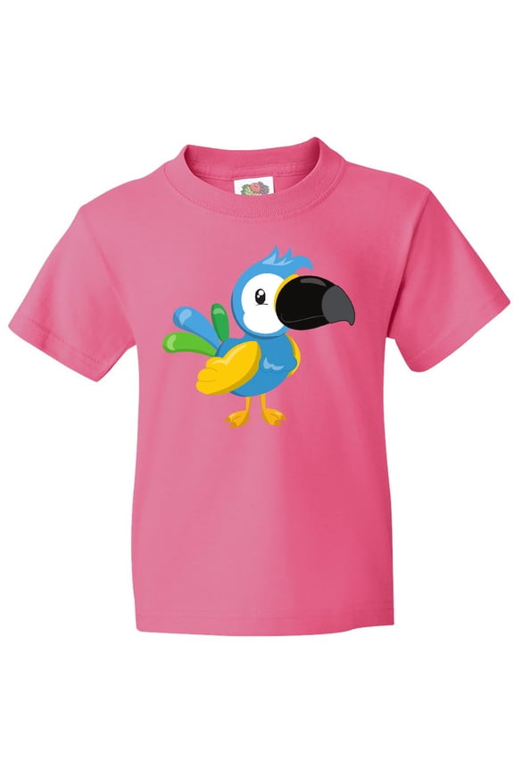 Tropical Parrot, Colorful Parrot, Tropical Bird Youth T-Shirt