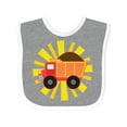 thumbnail image 1 of Inktastic Truck Construction Boys Boys or Girls Baby Bib, 1 of 4