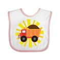 thumbnail image 1 of Inktastic Truck Construction Boys Boys or Girls Baby Bib, 1 of 4