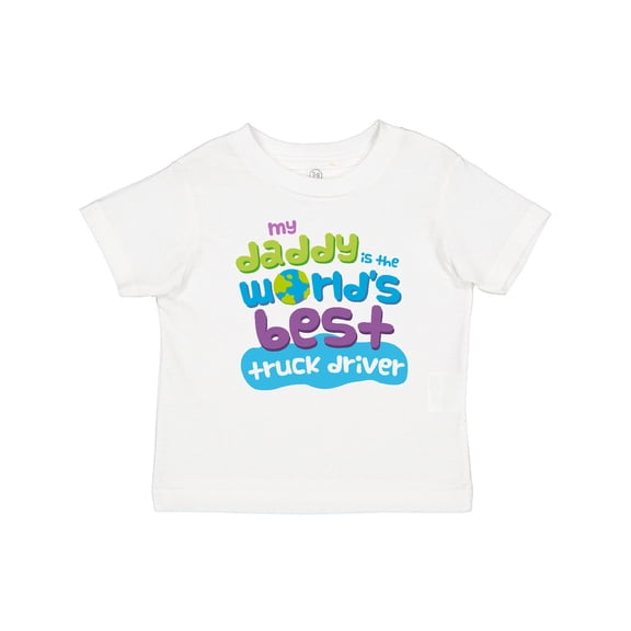 Inktastic Truck Driver Daddy Boys or Girls Baby T-Shirt