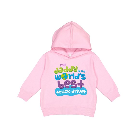 Inktastic Truck Driver Daddy Toddler Hoodie