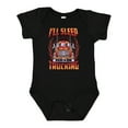thumbnail image 1 of Inktastic Truck Driver Funny Big Rig Truck Driving Boys or Girls Baby Bodysuit, 1 of 5