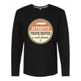 thumbnail image 1 of Inktastic Truck Driver Funny Trucker Long Sleeve T-Shirt, 1 of 5
