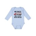 thumbnail image 1 of Inktastic Truck Driver Uncle for Nephew Boys or Girls Long Sleeve Baby Bodysuit, 1 of 5