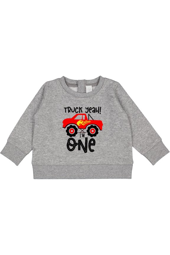 Truck Year I'm One Baby Sweatshirt